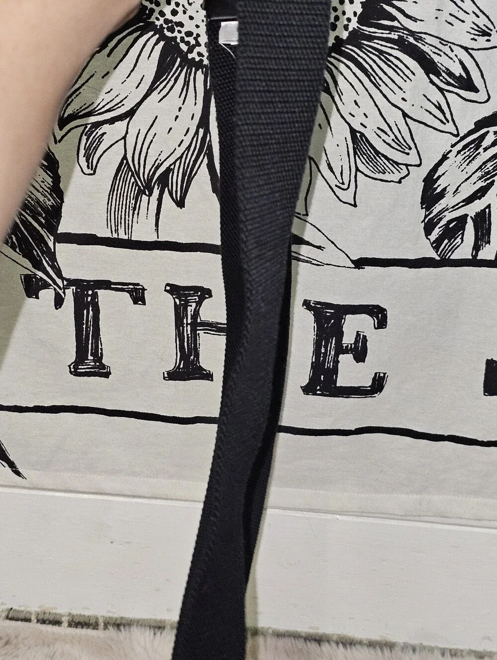 Vans Black Nylon Webbing Belt with Metal Buckle Up To 38